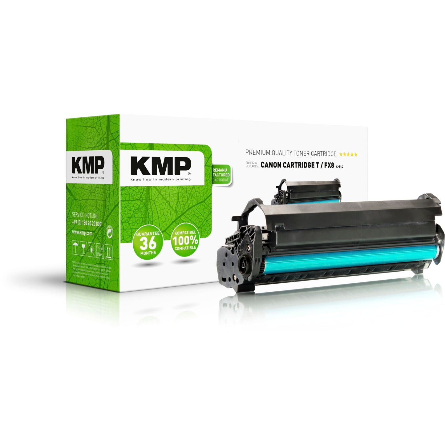 KMP C-T14 Toner black compatible w. Canon Cartridge T