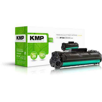 KMP H-T112 Toner black compatible with HP CB 436 A