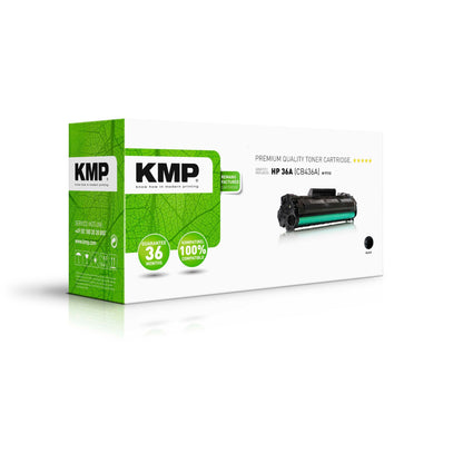 KMP H-T112 Toner black compatible with HP CB 436 A