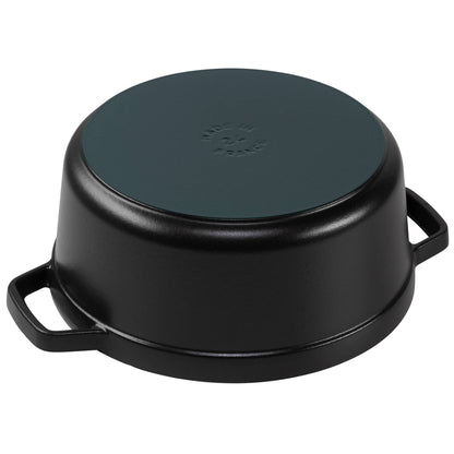 Staub La Cocotte 24cm round black, cast iron