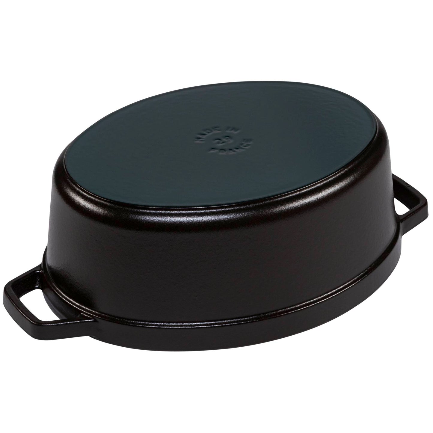 Staub Oval Cocotte, 29cm cast iron, black