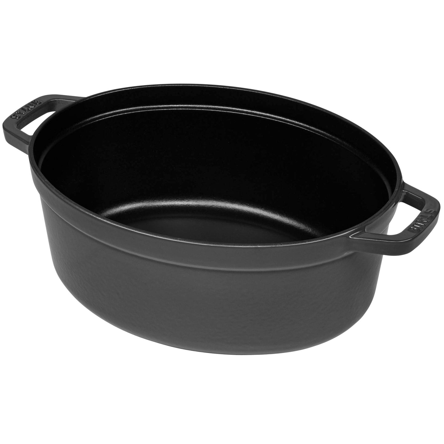 Staub Round Cocotte, 31cm cast iron, graphite grey