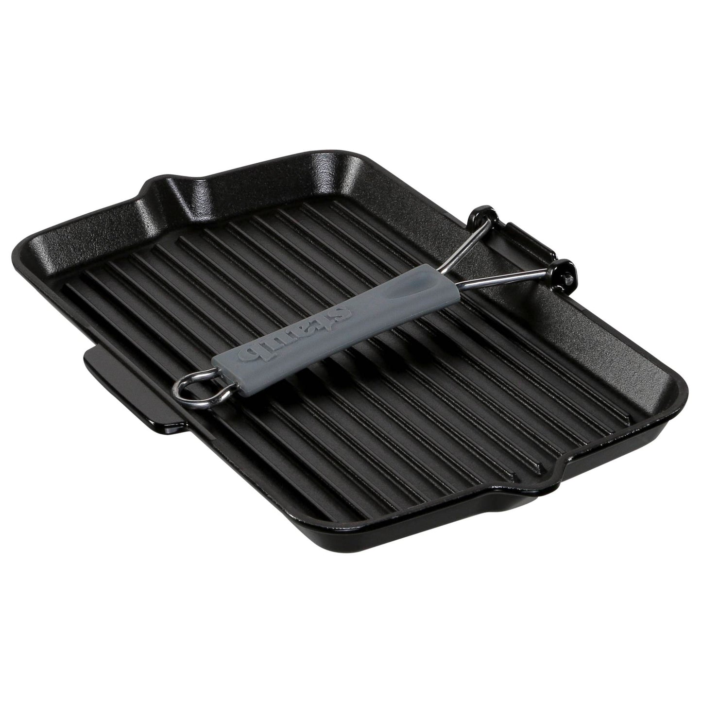 Staub Square Grill Pan  34x21cm cast iron, black, induction