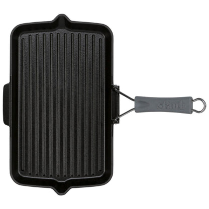 Staub Square Grill Pan  34x21cm cast iron, black, induction