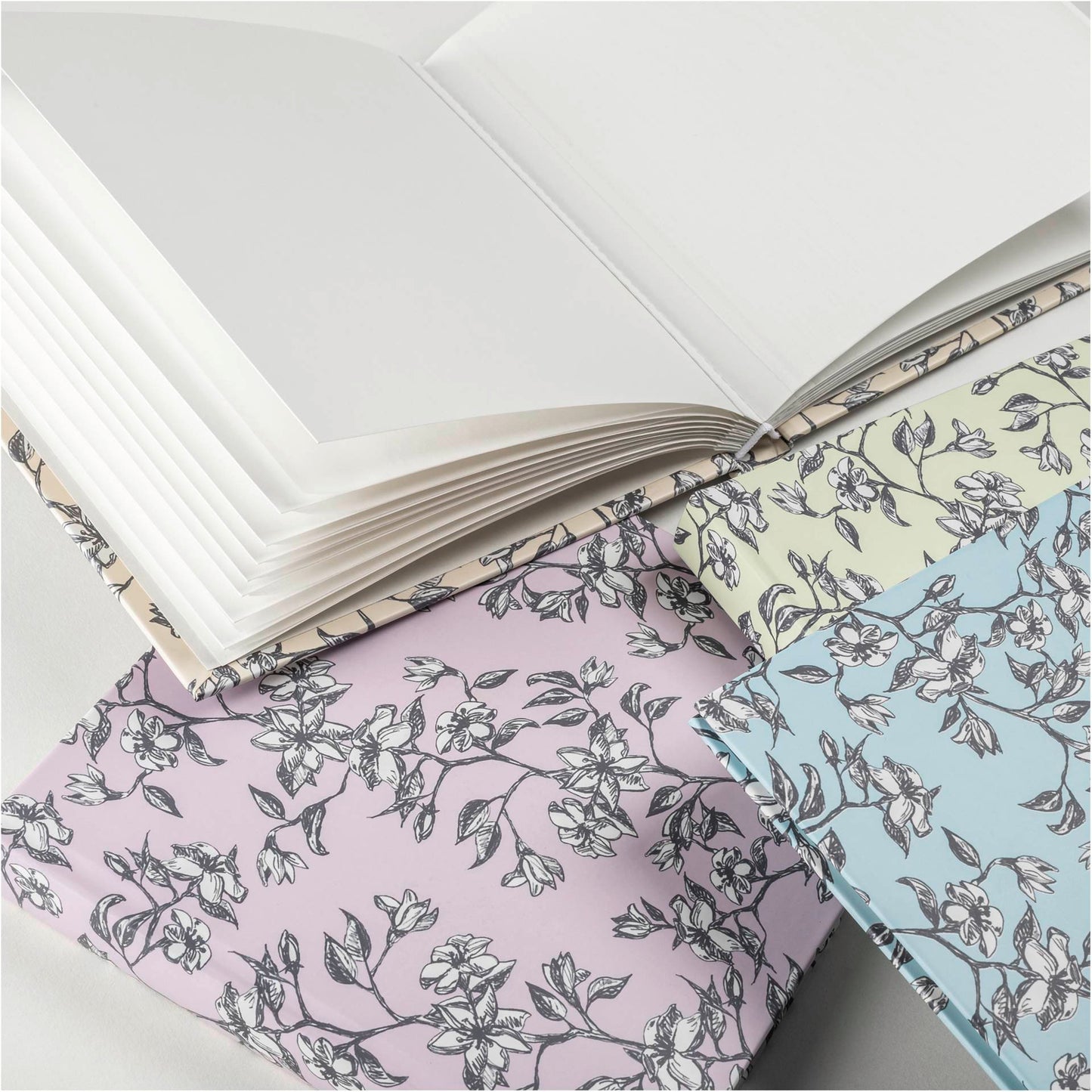 Walther Bloomy color sort. 18x18 30 white Pages Bookbound FA228