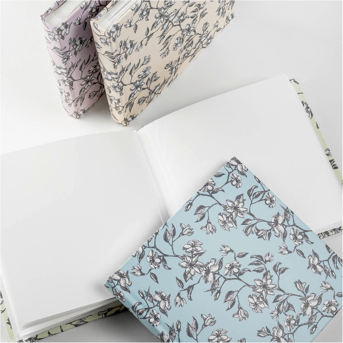 Walther Bloomy color sort. 18x18 30 white Pages Bookbound FA228