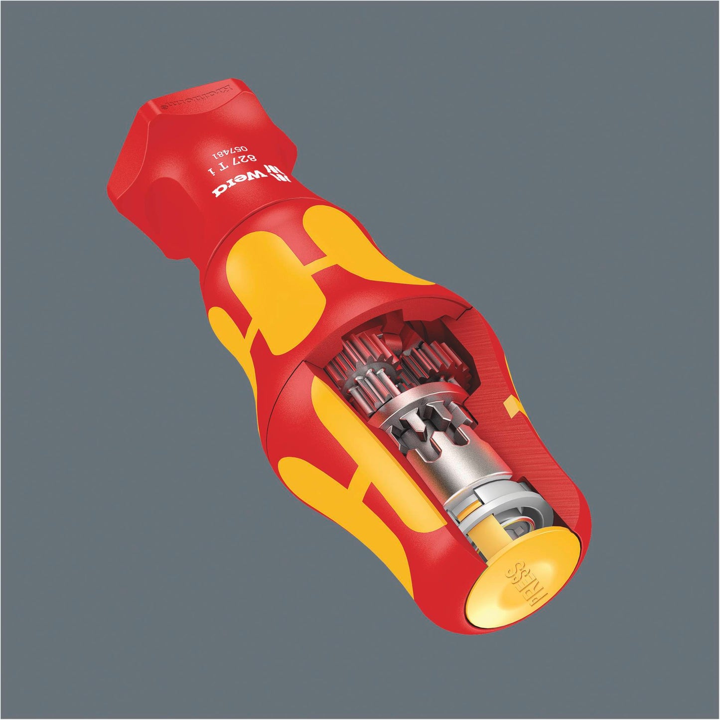 WERA 827 T i Kraftform Turbo hand holder