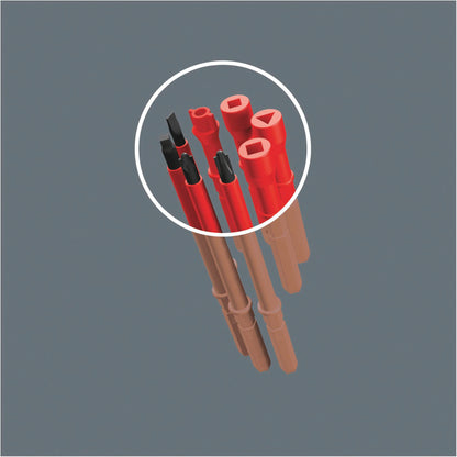 WERA Kraftform Kompakt VDE 7 screwdriver set