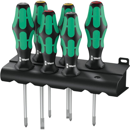 WERA 335/350/355/6 Kraftform Plus screwdriver set