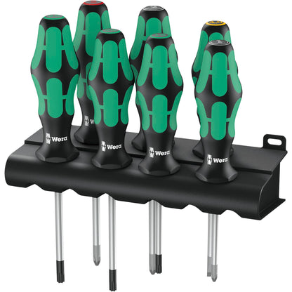 WERA 367/6 TORX BO Kraftform screwdriver set + Rack
