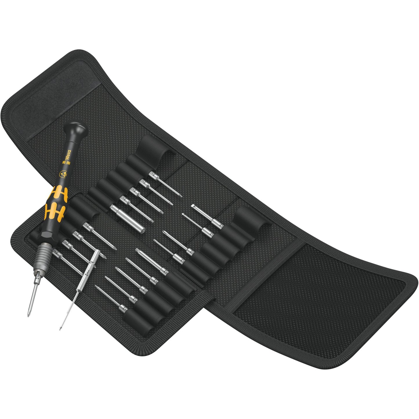 WERA Kraftform Kompakt Micro 21 ESD 1 w. foldable pouch