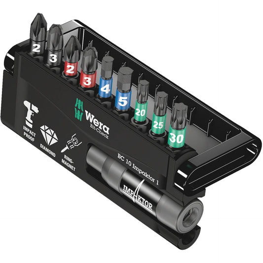 WERA Bit-Check 10 Impaktor 1 Bit-Check
