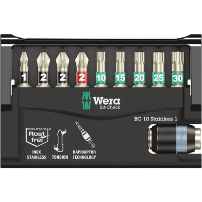 WERA Bit-Check 10 Stainless 1 Bit-Check