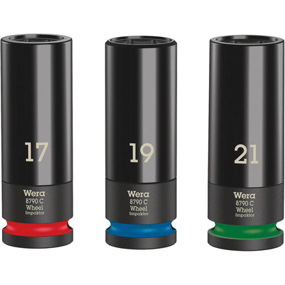 WERA Wheel Impaktor C Set 1 Socket set, 1/2  drive
