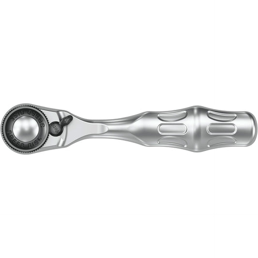 WERA 8008 A Zyklop Mini 3 Ratchet with 1/4  drive