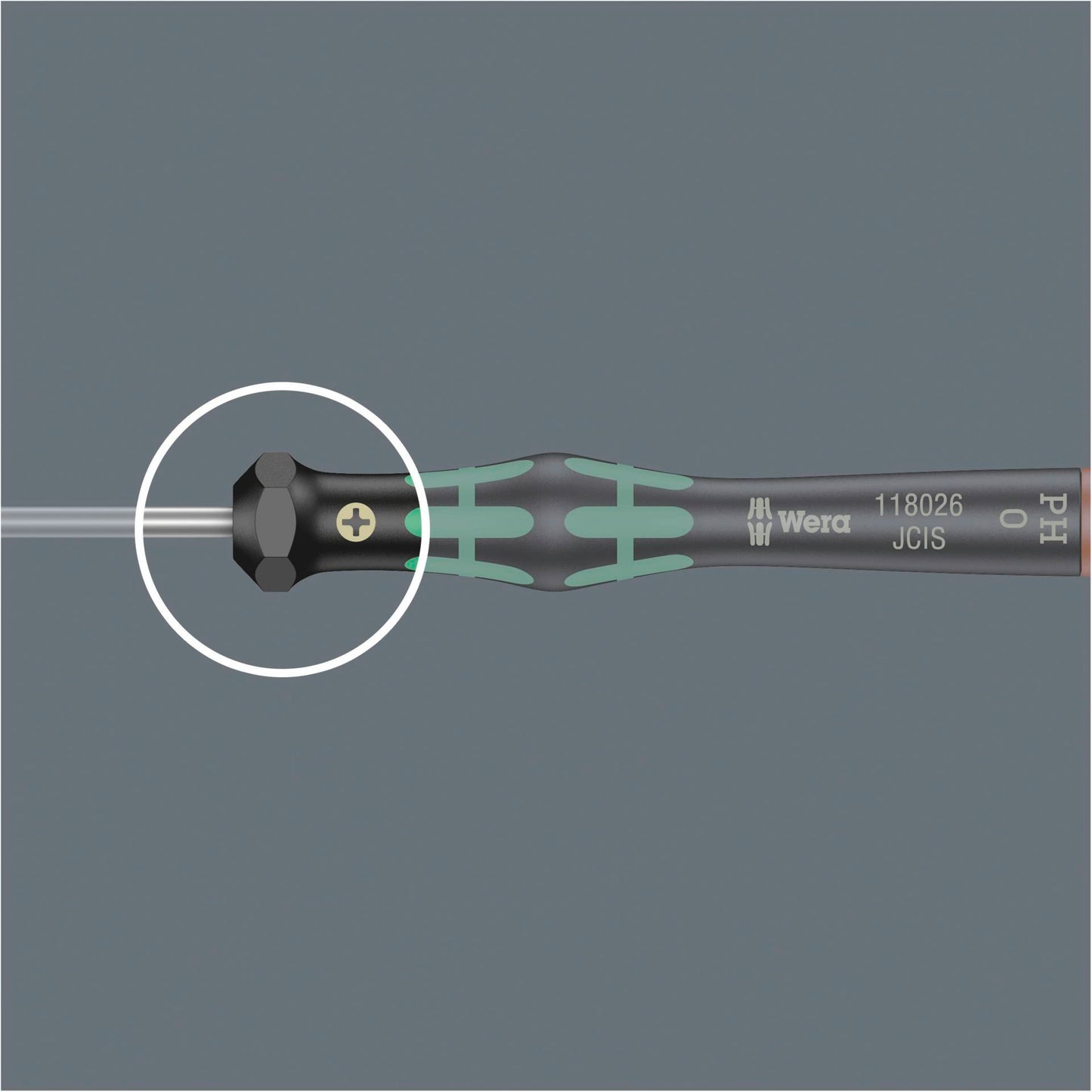 WERA 2052/6 for electronic applic. screwdriver set + Rack