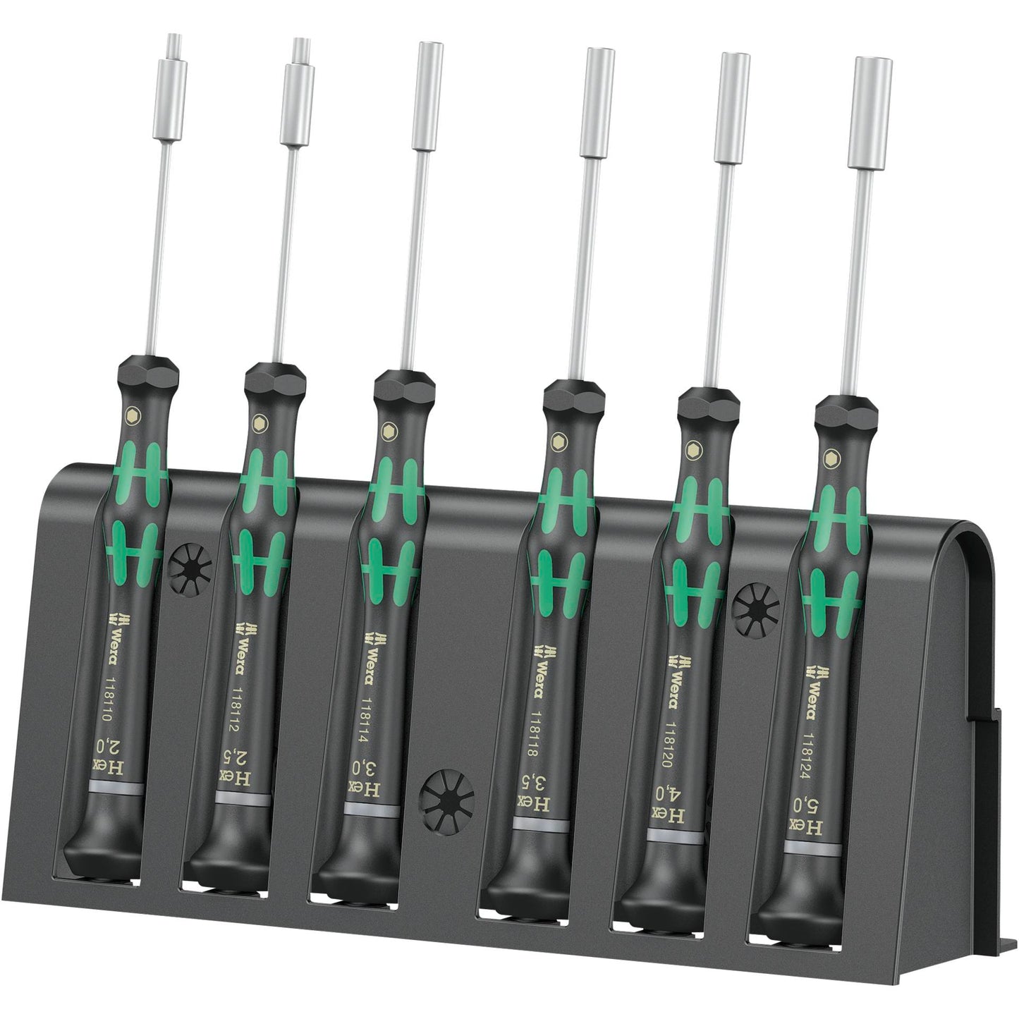 WERA 2069/6 for electronic applic. screwdriver set + Rack