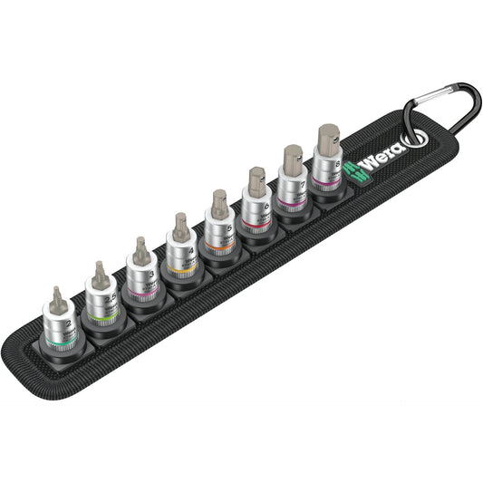 WERA Belt A 2 Zyklop bit socket set w. holding function 1/4  dr.