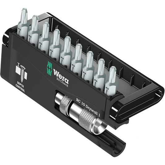 WERA Bit-Check 10 Drywall 1 Bits set