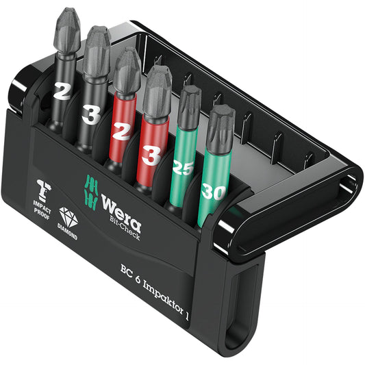 WERA Bit-Check 6 Impaktor 1 Bit-Check