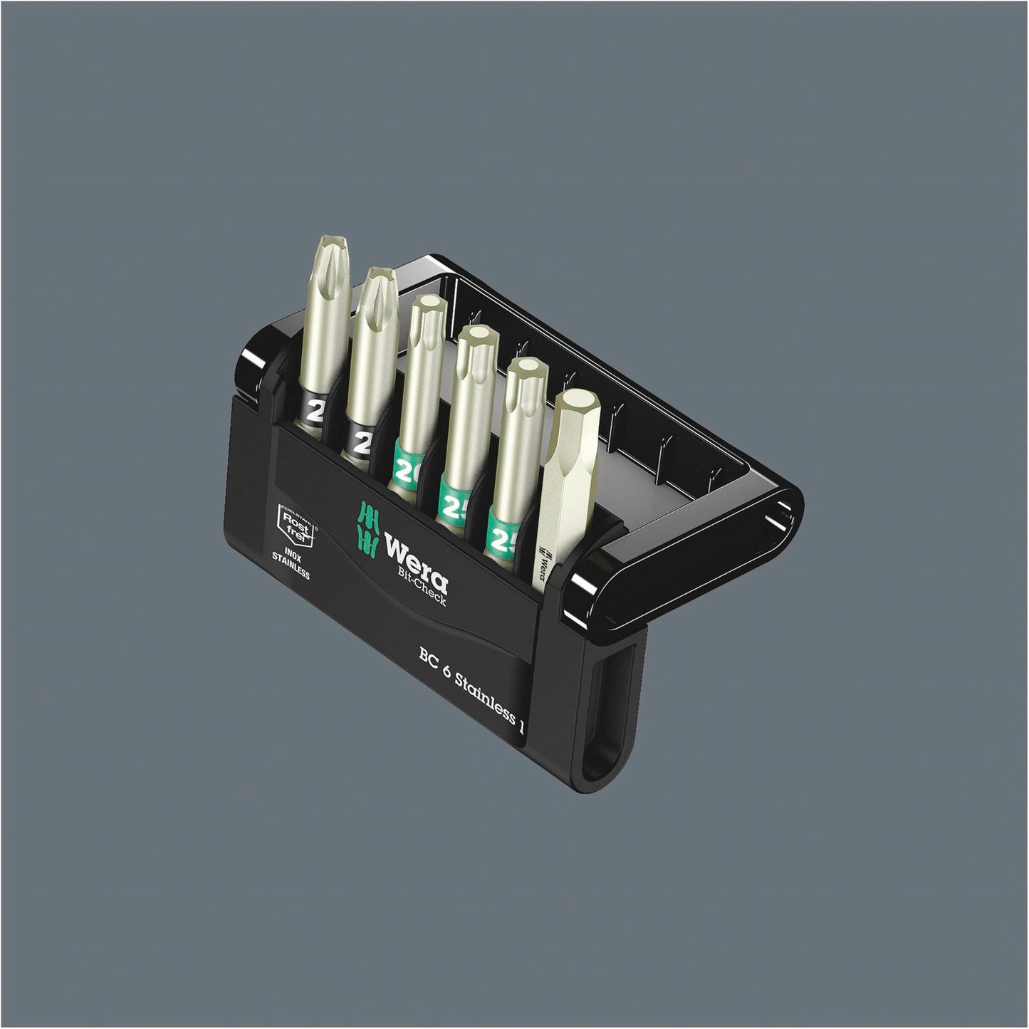 WERA Bit-Check 6 Stainless 1 SB Bit-Check