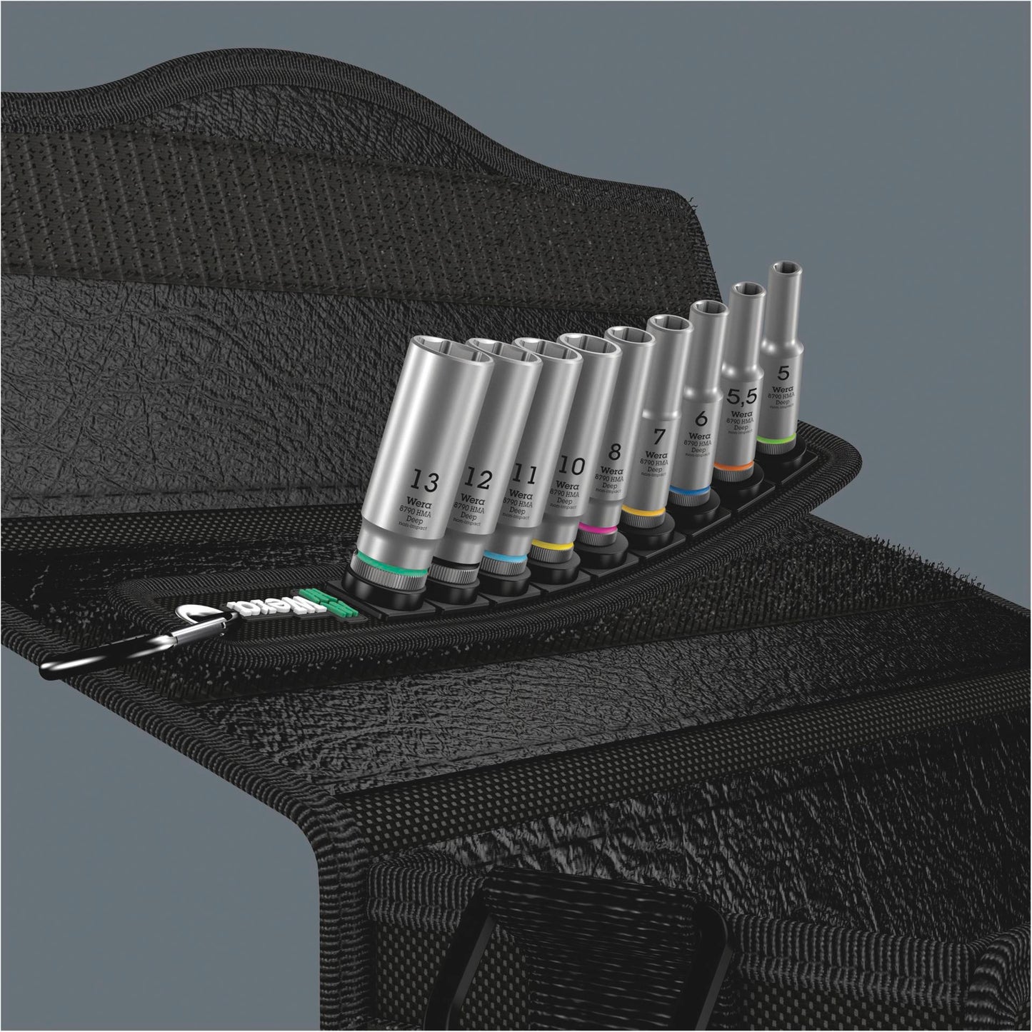 WERA Belt A Deep 1 socket set, 1/4  drive