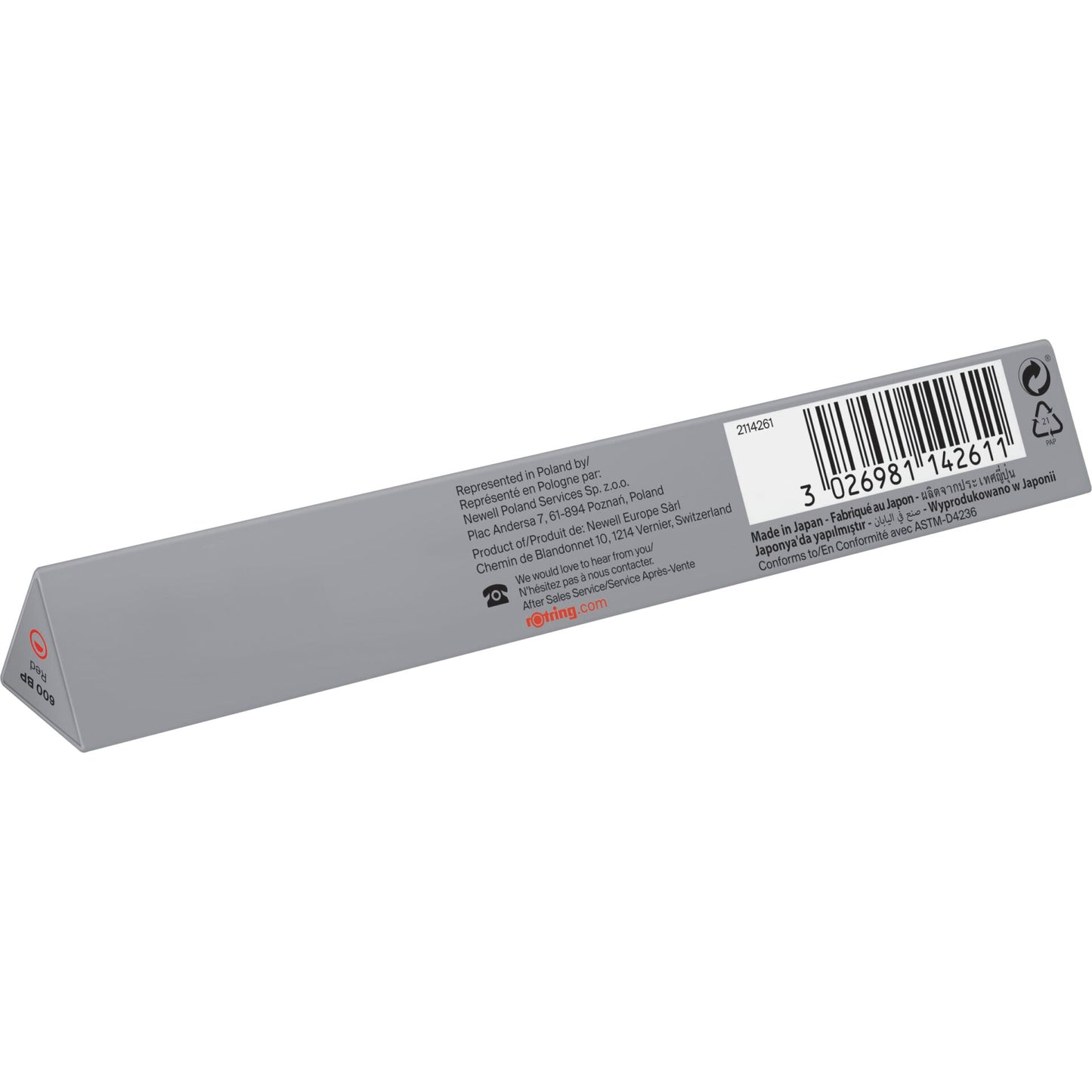 rotring 600 Ballpoint Pen metallic red