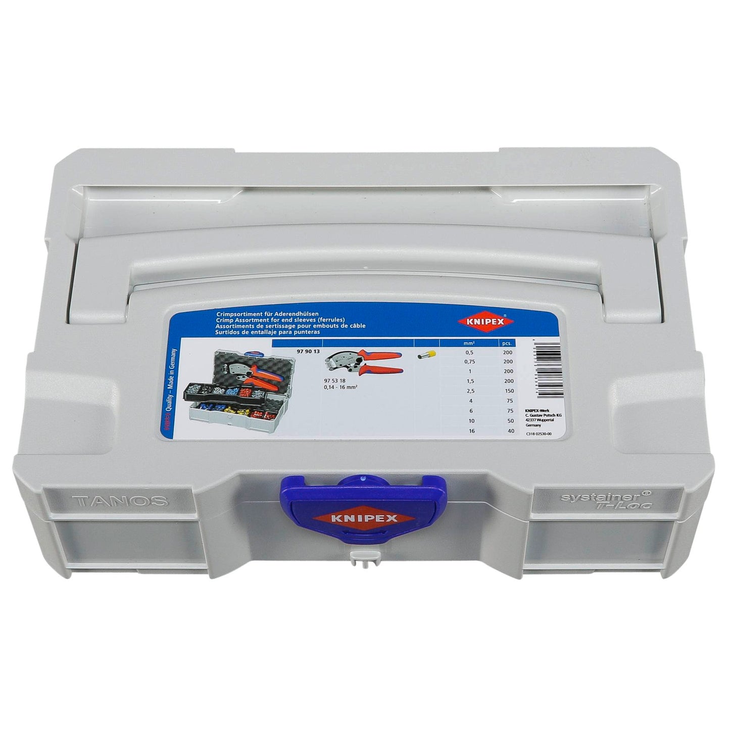 KNIPEX Ferrule Assortment Twistor 16