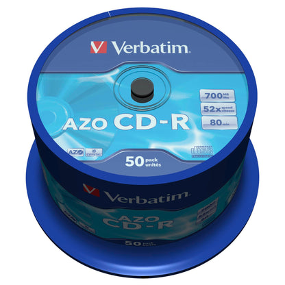 1x50 Verbatim Data Life Plus CD-R 80, 52x Speed, Spindle