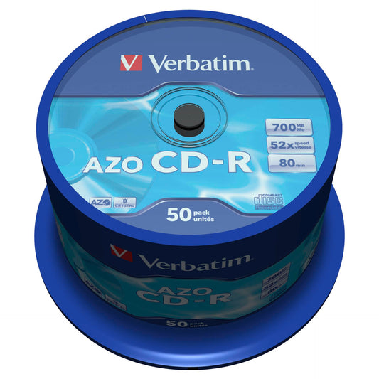 1x50 Verbatim Data Life Plus CD-R 80, 52x Speed, Spindle