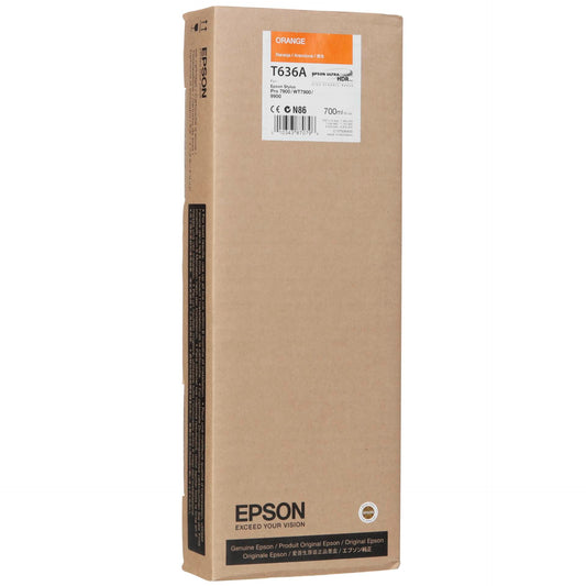 Epson ink cartridge orange T 636 700 ml              T 636A