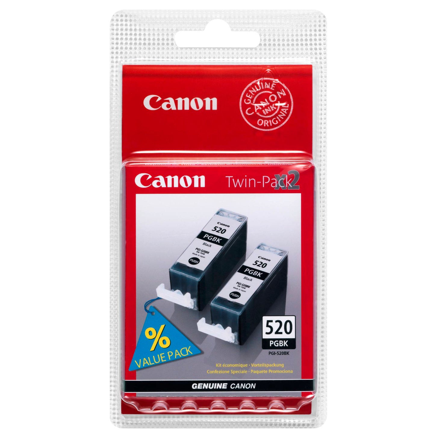 Canon PGI-520 BK Twin Pack black