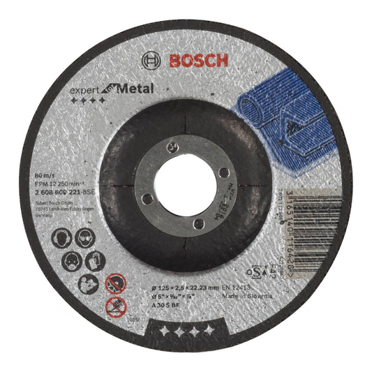 Bosch cutting disk cranked 125x2,5 mm for Metal