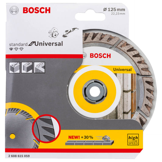 Bosch Diamond Abrasive Blade 125x22,23 Stnd. universal Speed