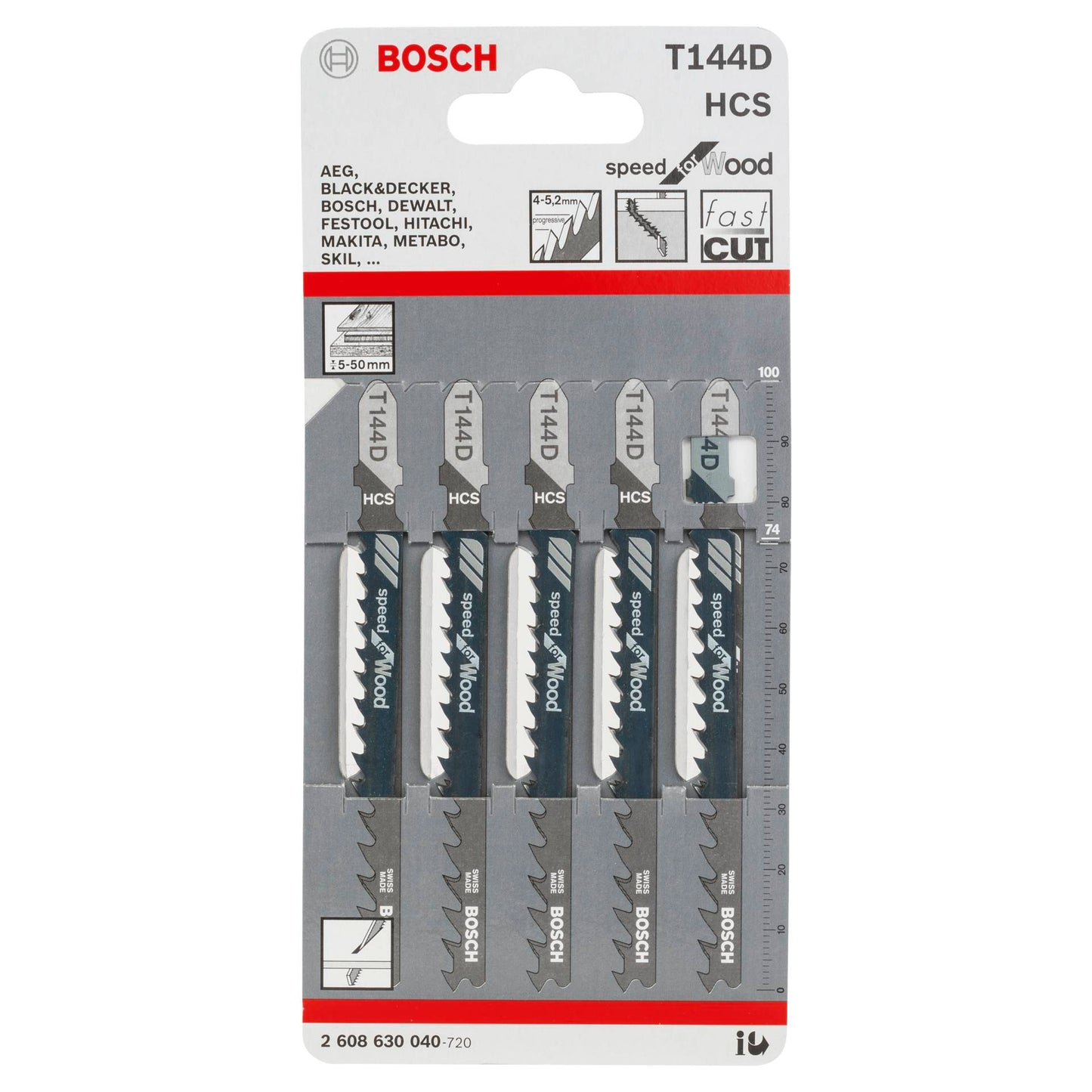 Bosch 5 jigsaw blades T 144 D