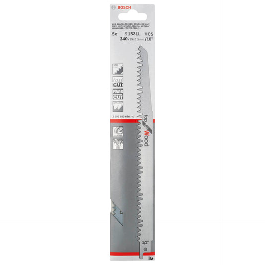 Bosch 5 saber saw blade 1531 L