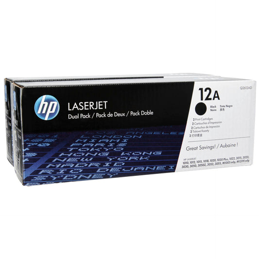HP Toner Q 2612 AD Twin Pack black No. 12 A