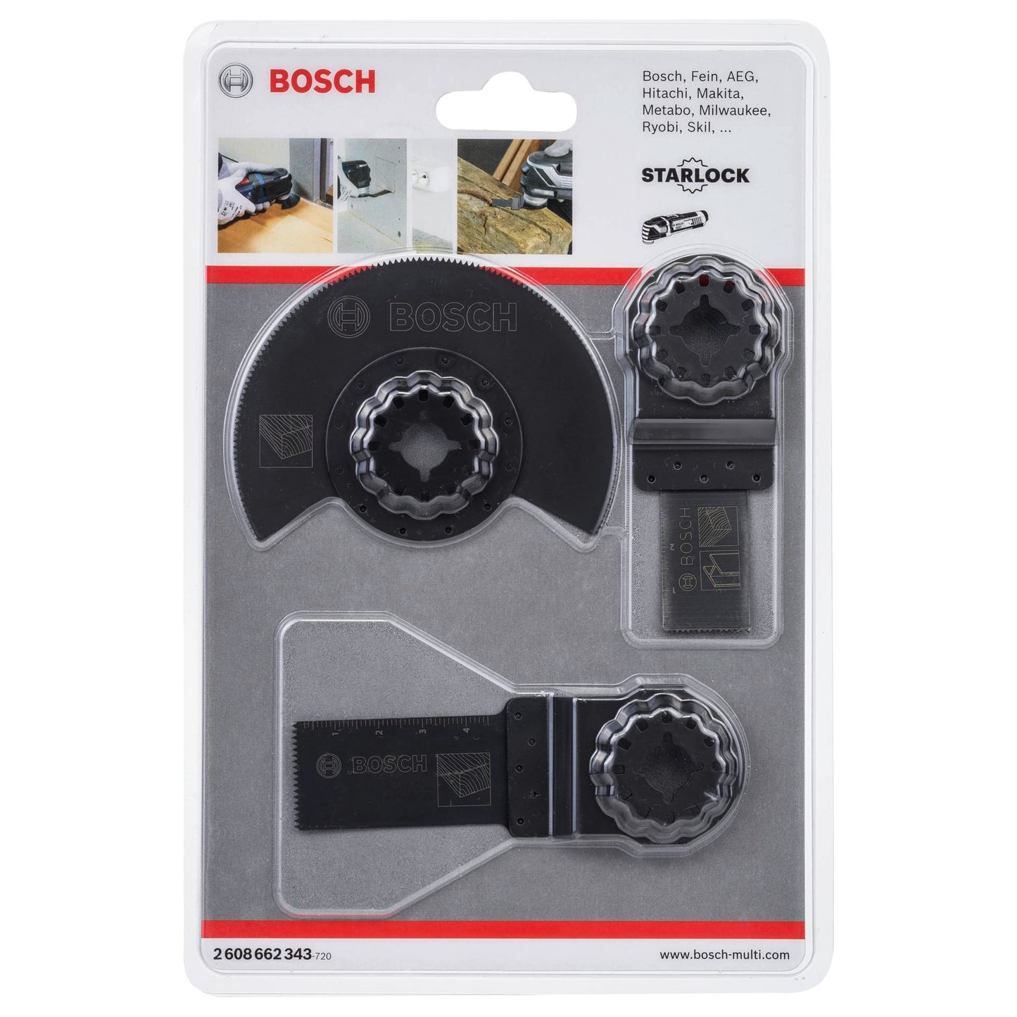 Bosch GOP Basic-Wood-Set 3-pcs. Starlock