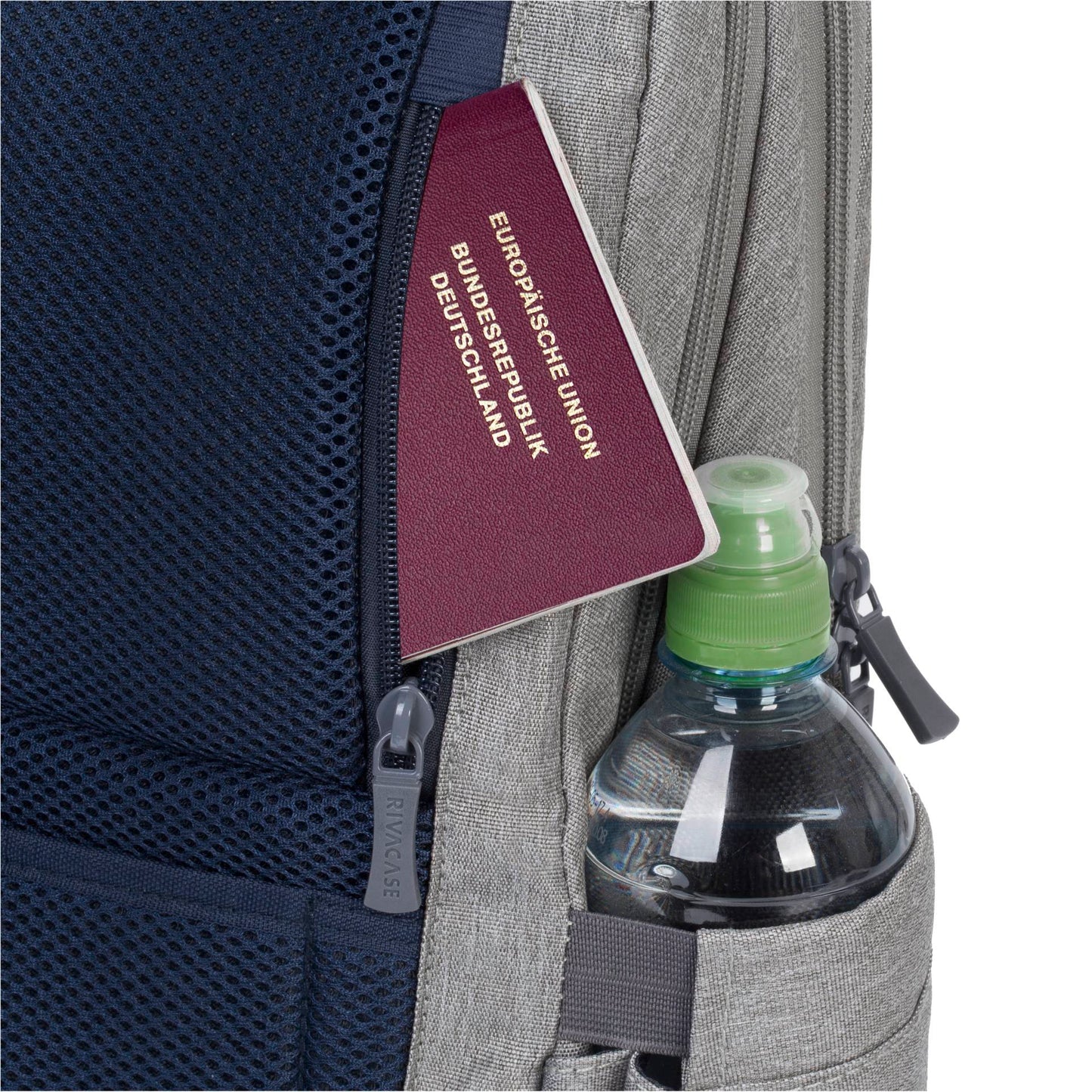 Rivacase 7760 ECO grey Laptop backpack 15.6