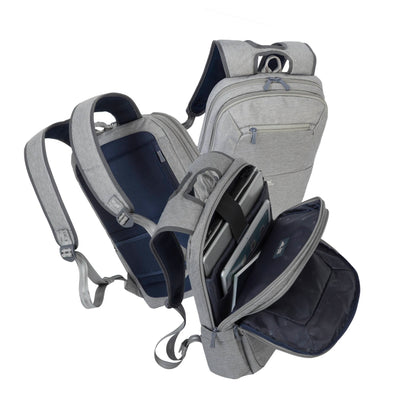 Rivacase 7760 ECO grey Laptop backpack 15.6