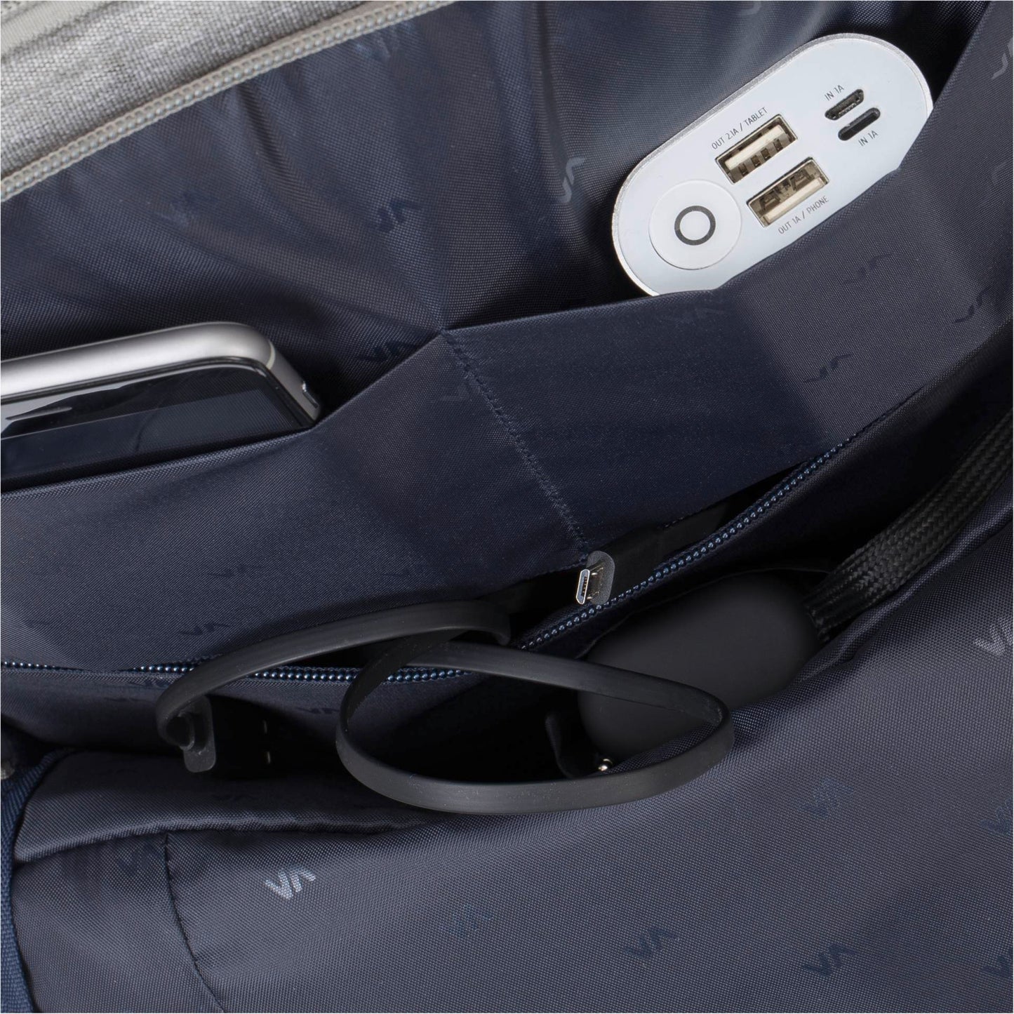 Rivacase 7760 ECO grey Laptop backpack 15.6