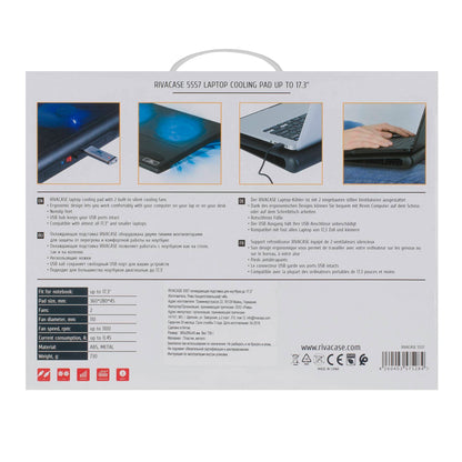Rivacase 5557 Notebook Cooling Pad up to 43,9cm (17.3 )