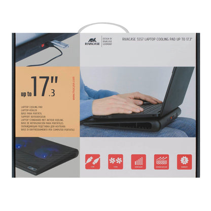 Rivacase 5557 Notebook Cooling Pad up to 43,9cm (17.3 )