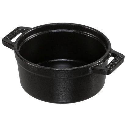 Staub Mini Cocotte 10cm round black, cast iron