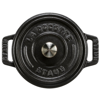 Staub Mini Cocotte 10cm round black, cast iron