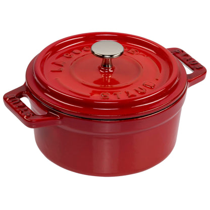 Staub Mini Cocotte 10cm round cherry, cast iron