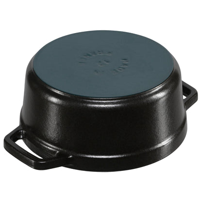 Staub Cocotte 12cm round black, cast iron