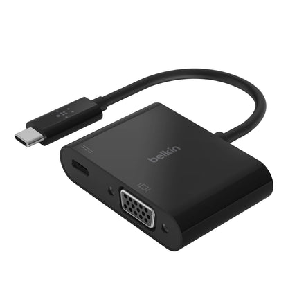 Belkin USB-C to VGA-Adapter 60W PD, black AVC001btBK