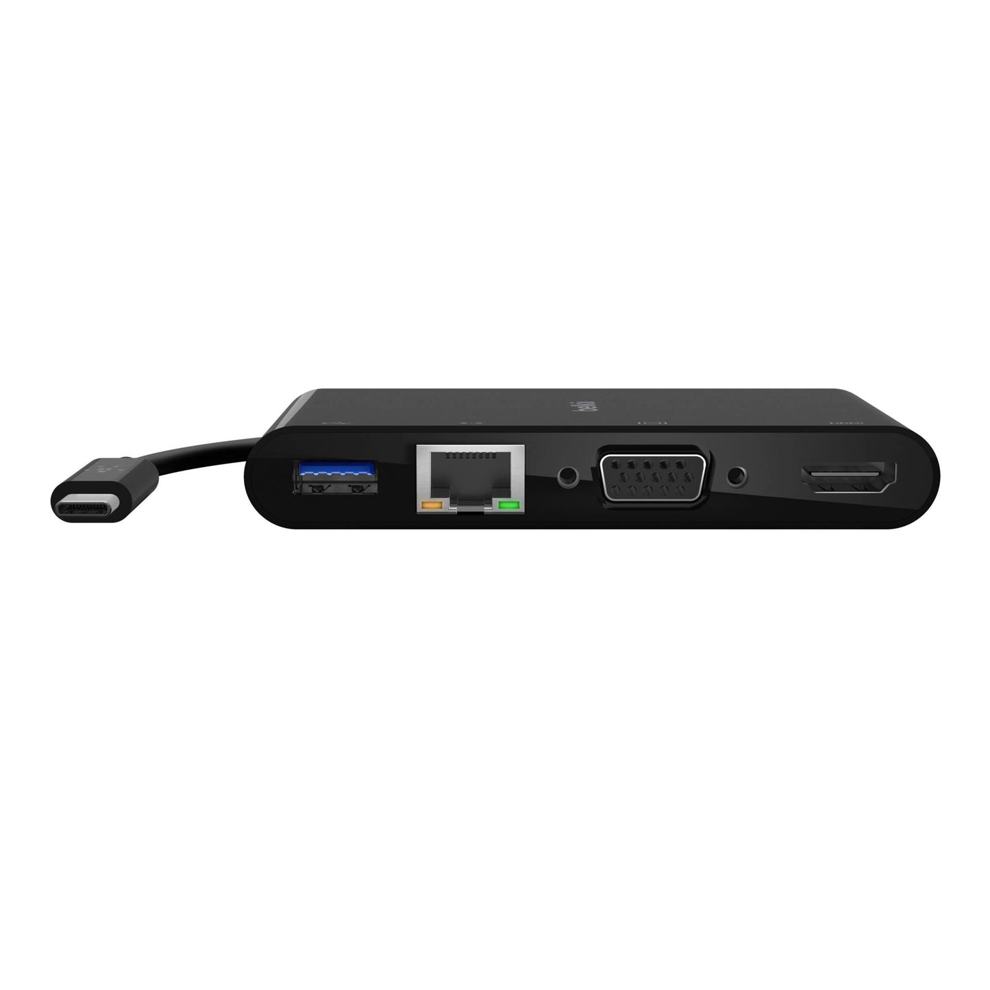 Belkin USB-C to Gigabit-Ethern. HDMI/VGA/USB-A-Adapter, black