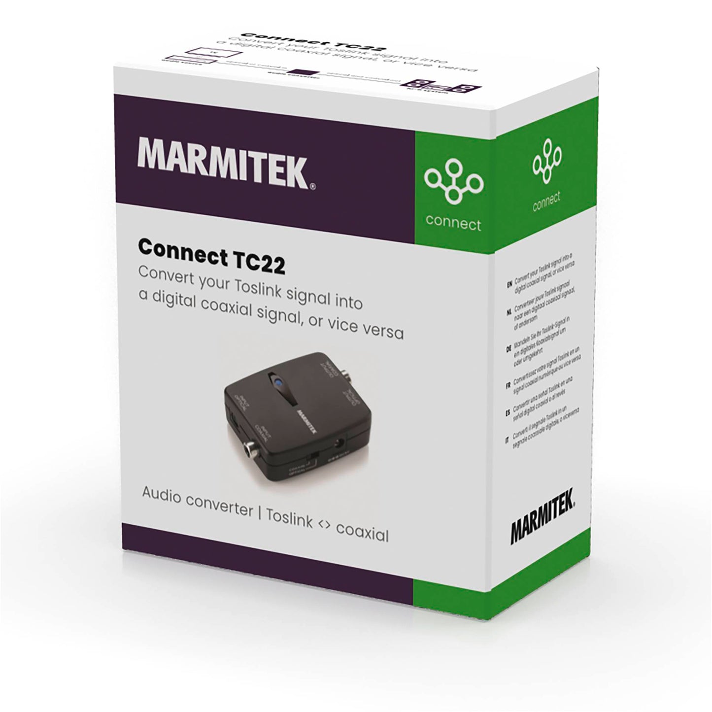 Marmitek Connect TC22 Audio converter Toslink coaxial